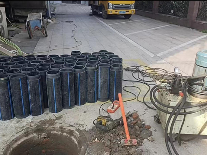 吴忠PE置换管厂家 DN315置换管 非开挖管短管置换